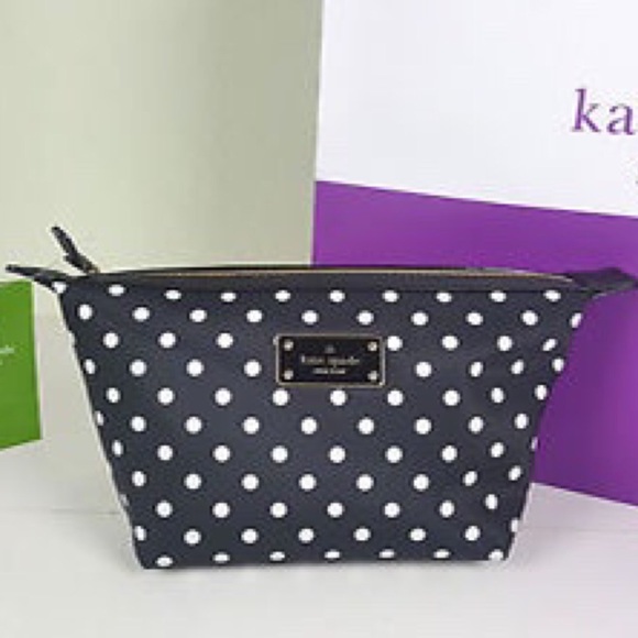 kate spade Handbags - NWT Kate Spade Polka Dot Cosmetics Case/Bag